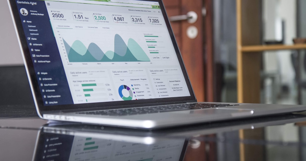Dashboard with analytics and productivity tools representing the remote work tech stack